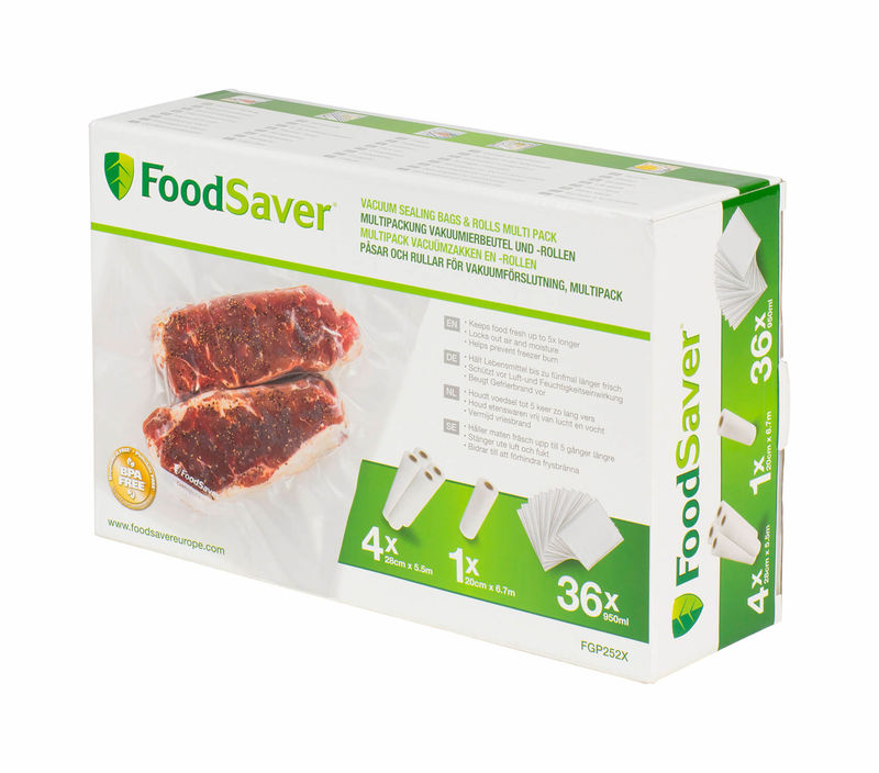 FoodSaver FGP252X-01 Sacchetti e rotoli sottovuoto multipack compra