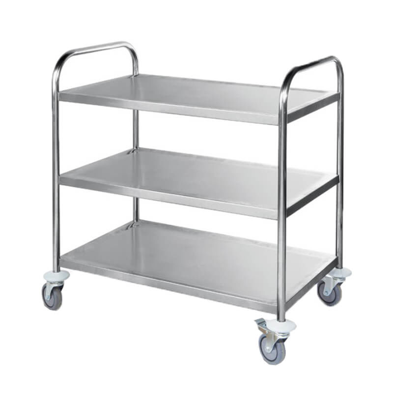 Hendi Carrello di servizio a 3 ripiani, 900x590x(H)930 mm