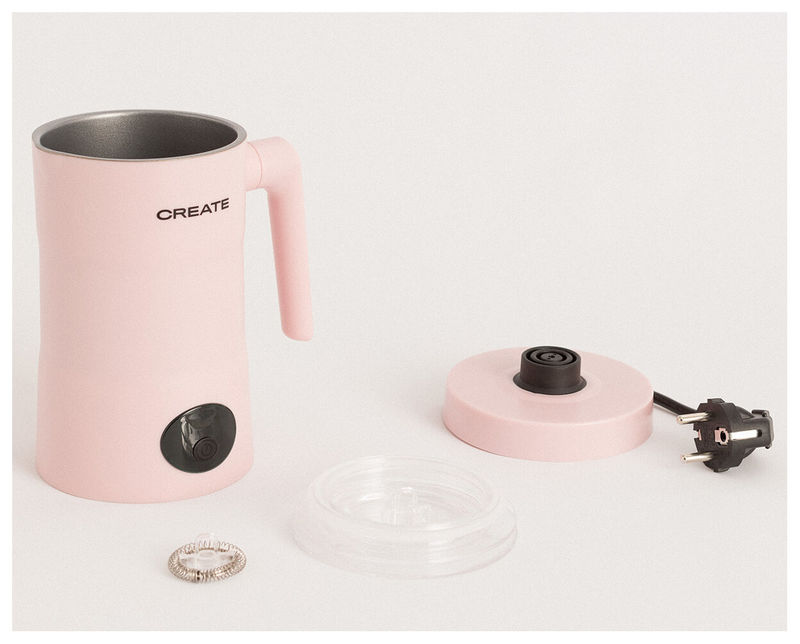 Buy CREATE MILK FROTHER PRO Milk and chocolate warmer pastel pink