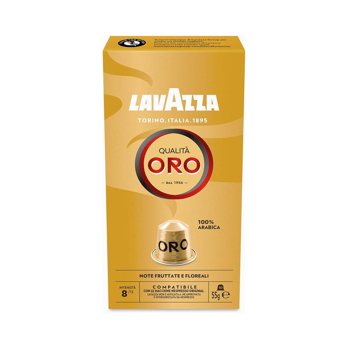Lavazza Qualità Oro Caffè 10 capsule in alluminio (Nespresso®)