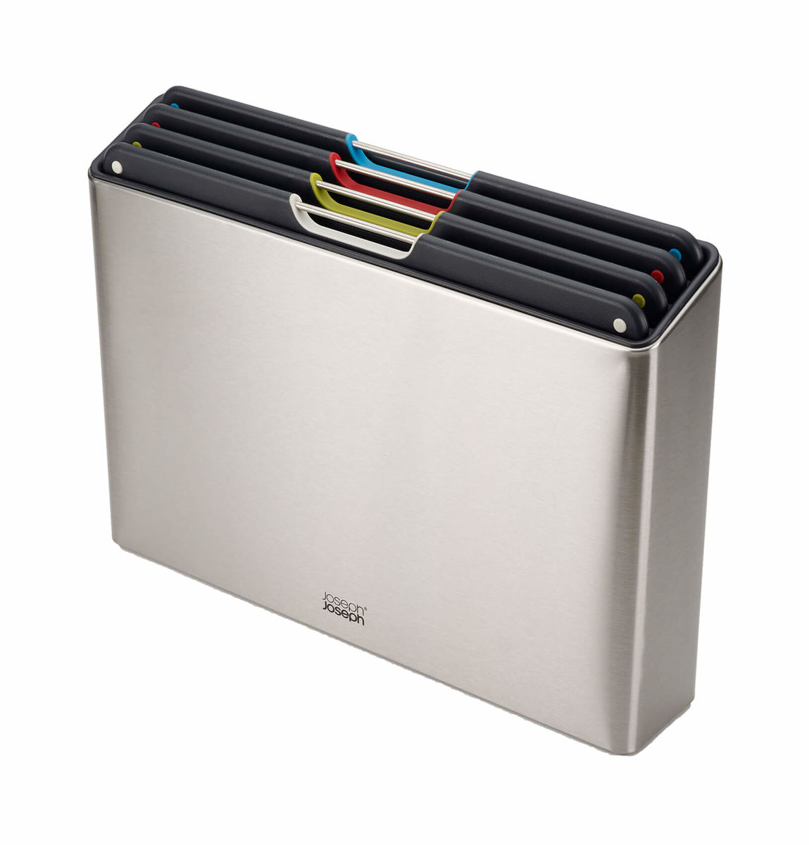 Joseph Joseph Folio Set di taglieri in acciaio inox da 4 pezzi