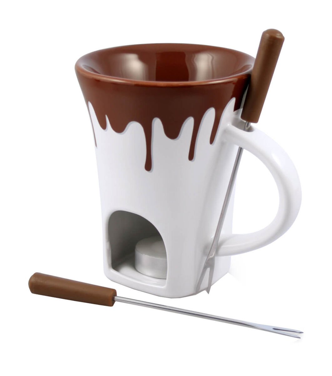 Swissmar Nostalgia Set per fonduta di cioccolato 4 pezzi.