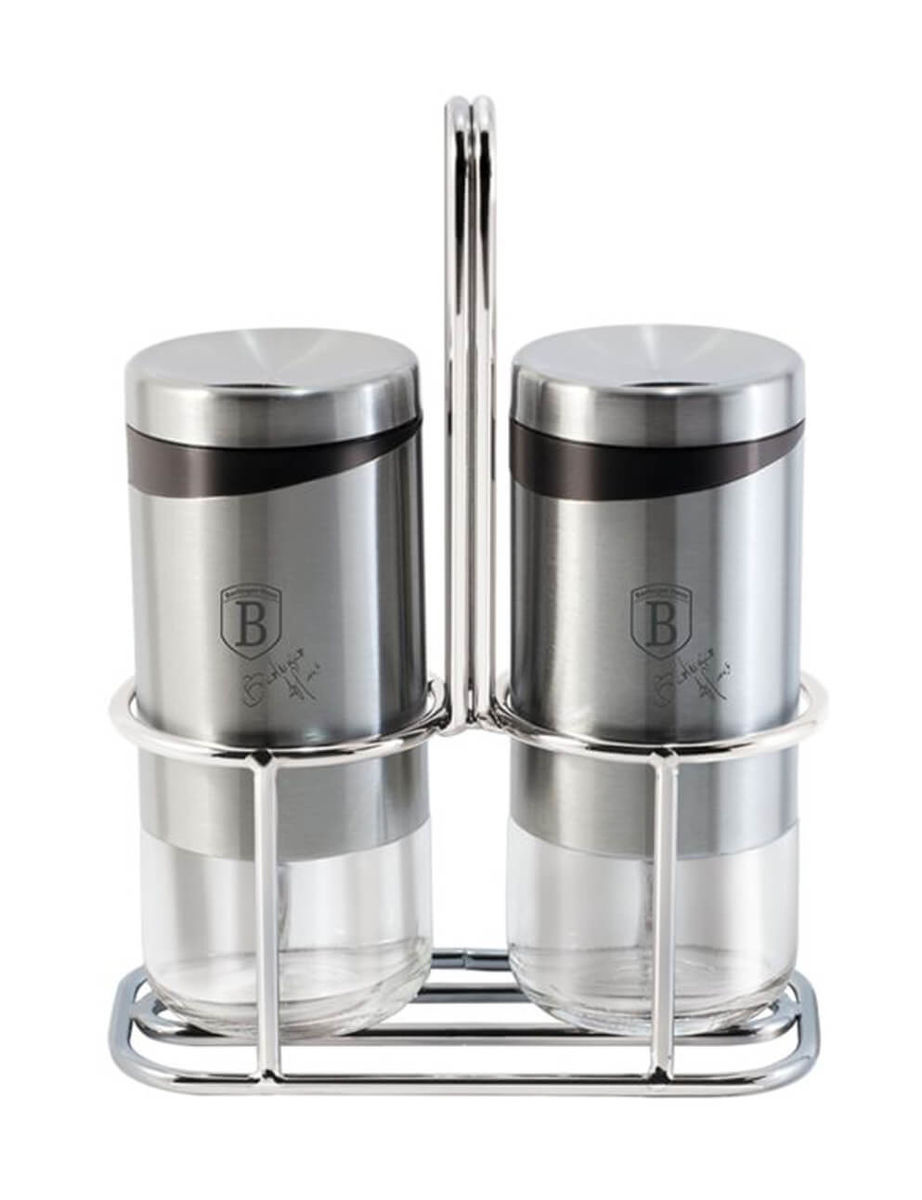 Berlinger Haus Set di saliere e pepiere in acciaio cromato
