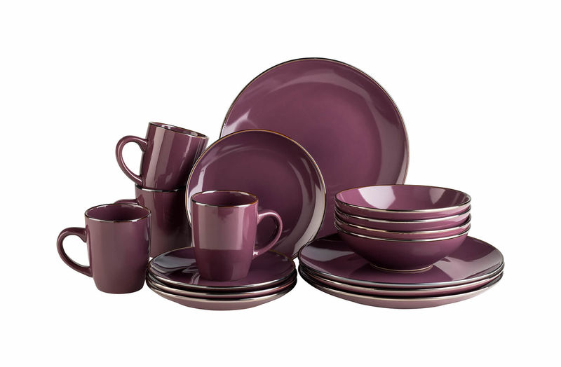 Mäser Kombiservice 16-teilig Geschirr Set Lila günstig kaufen