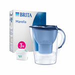 Pack de démarrage filtration d’eau BRITA Aluna 2,4 L (blanc) + 3 filtres  Maxtra PRO