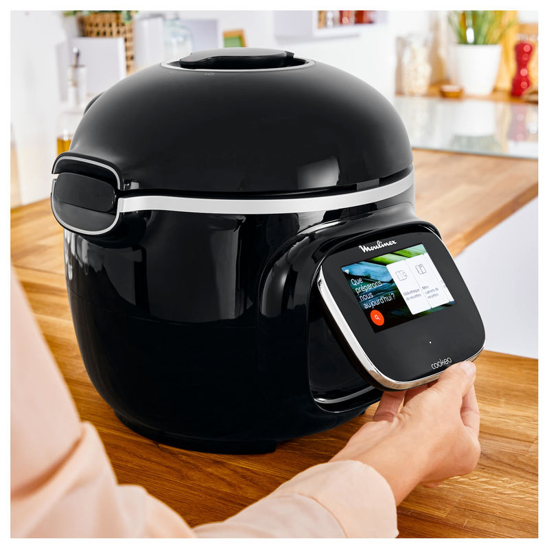 Moulinex Cookeo and Connect Multicooker Black, MOULINEX