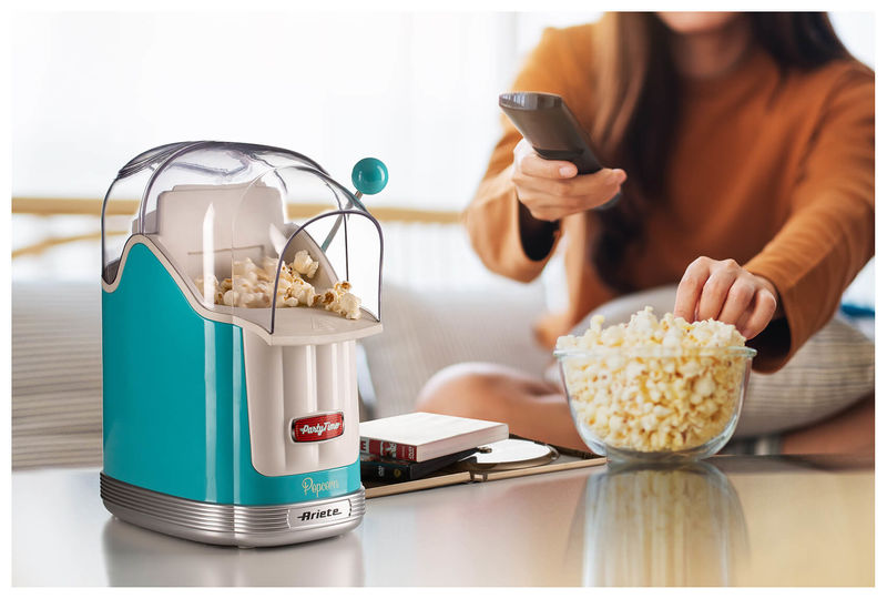 Buy Ariete popcorn maker 50g dosage blue 1100W