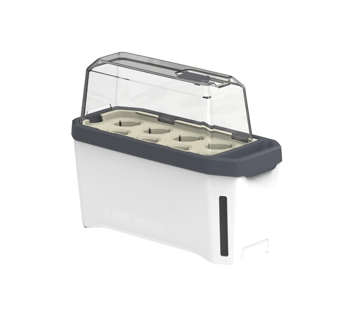 Gusta 102B10 HARRY HERBS Kräutertopf mit Haube Weiss