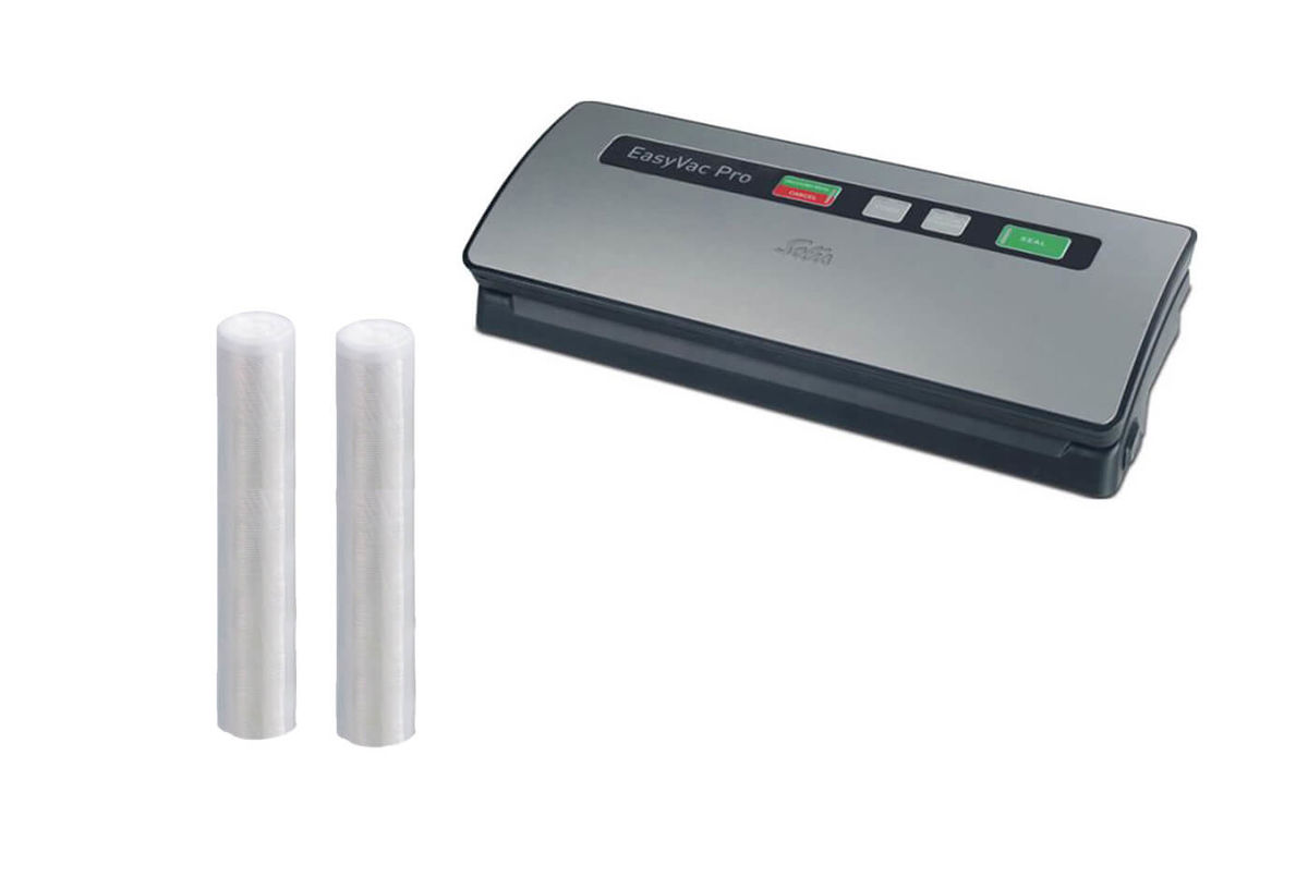 Solis Easy Vac Pro Metal Sigillatrice sottov. con 2 rotoli (30x600cm)