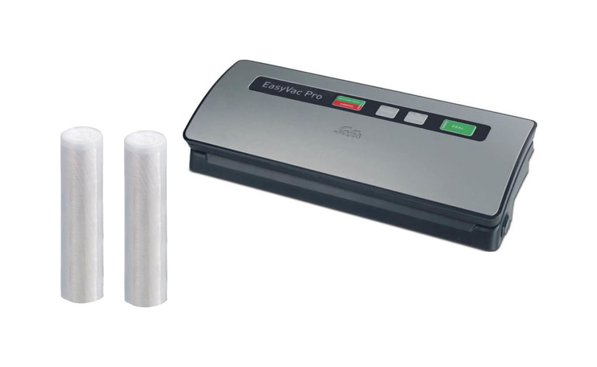 Solis Easy Vac Pro Metal Sigillatrice sottov. con 2 rotoli (20x600cm)