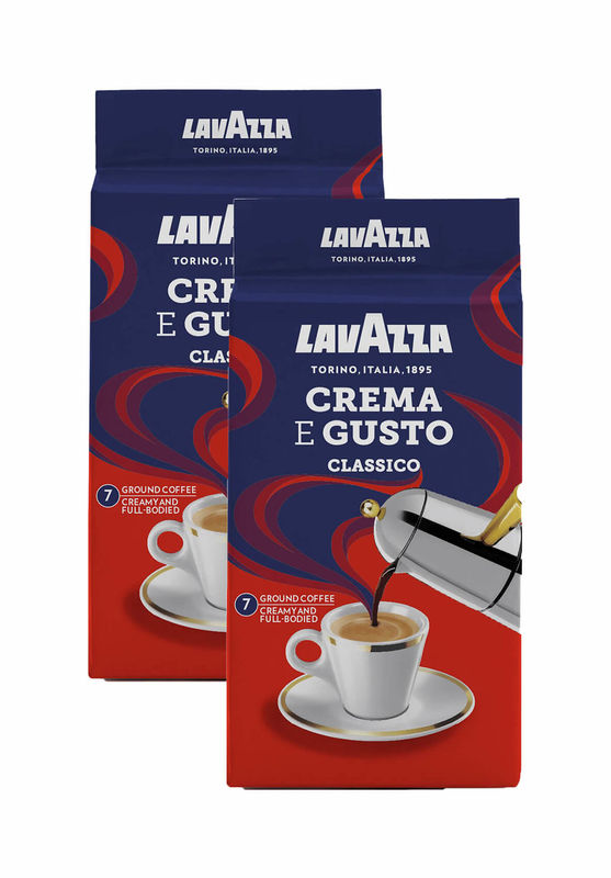 Buy Lavazza Crema e Gusto Classico Coffee ground 2x250 g