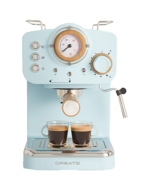 CREATE Thera Retro Matt Siebträgermaschine Blau günstig kaufen