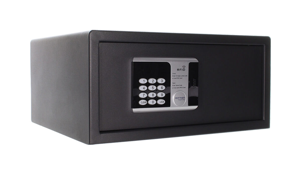Rottner RFID 1 Cassaforte per mobili elettronici antracite