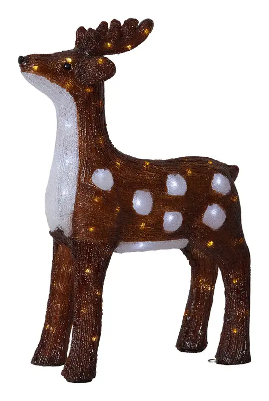 Star Trading Deer Crystalo Outdoor Dekoration