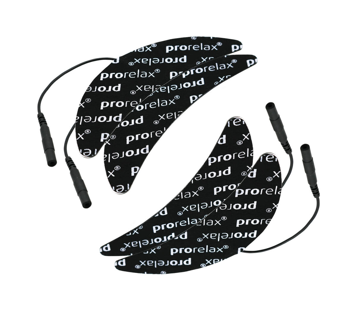 Prorelax Blackline Knieelektroden Muskelstimulator Schwarz
