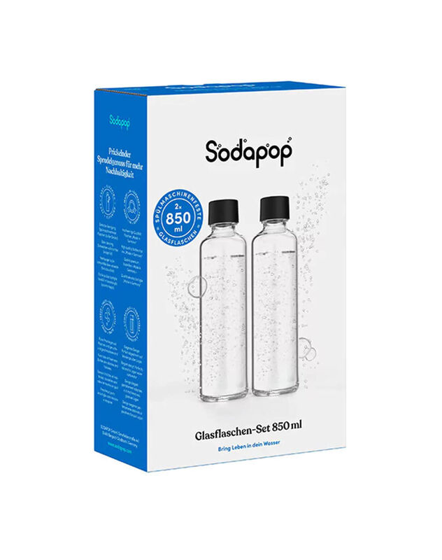 Buy Sodapop Logan Glass bottle set 850 ml at a low price
