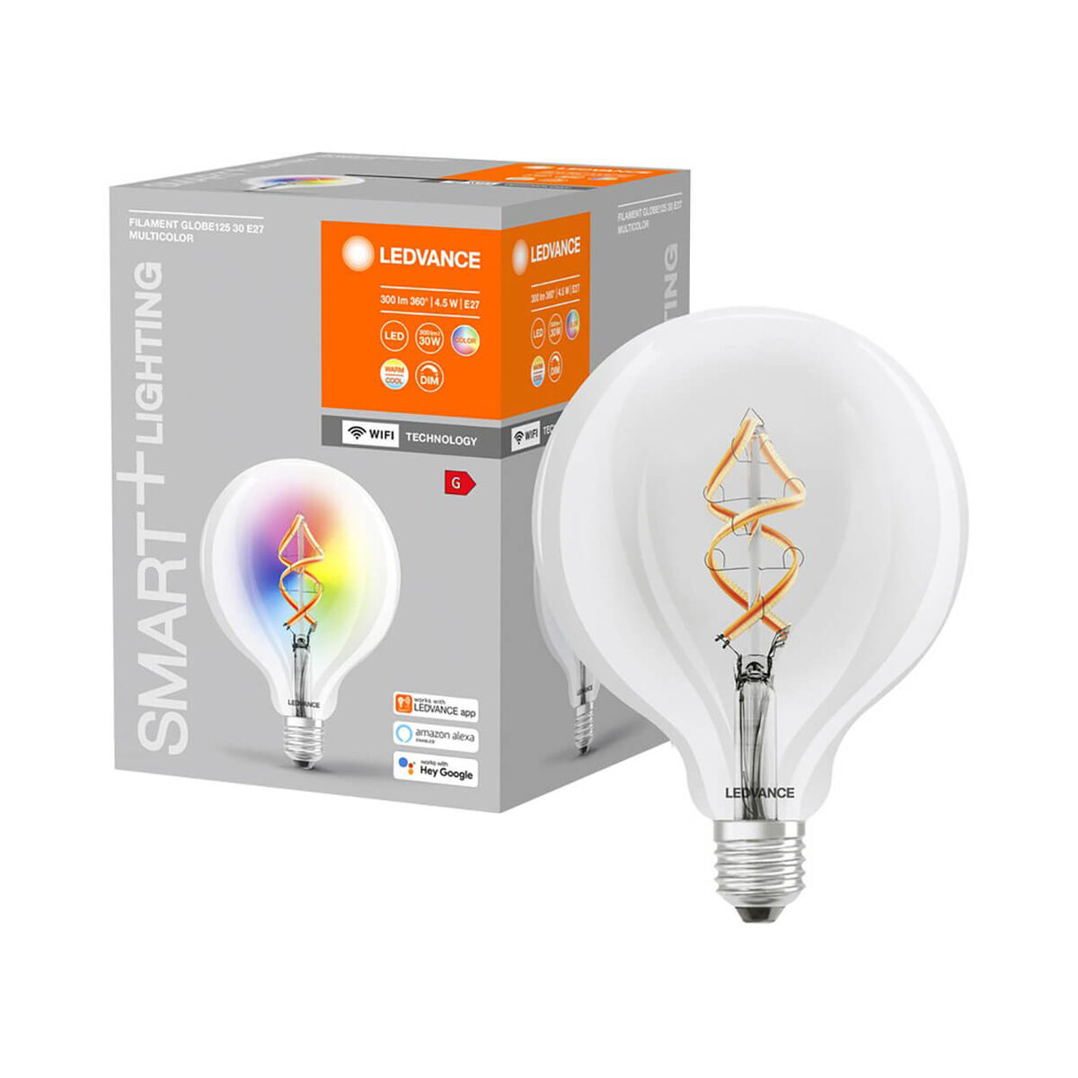 Image of Ledvance Smart+ Wifi Filament Globe125 Glühbirne