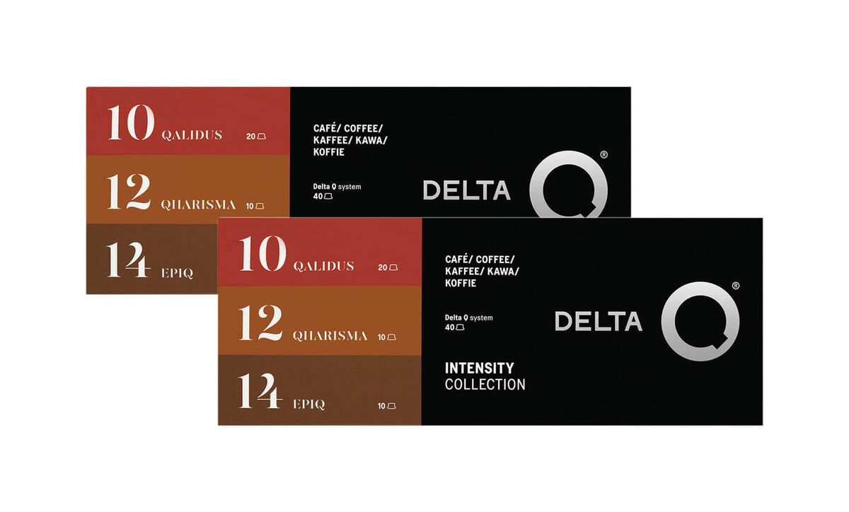 Delta Q Intensity Collection Capsule di caffè 2 x 40 pezzi.