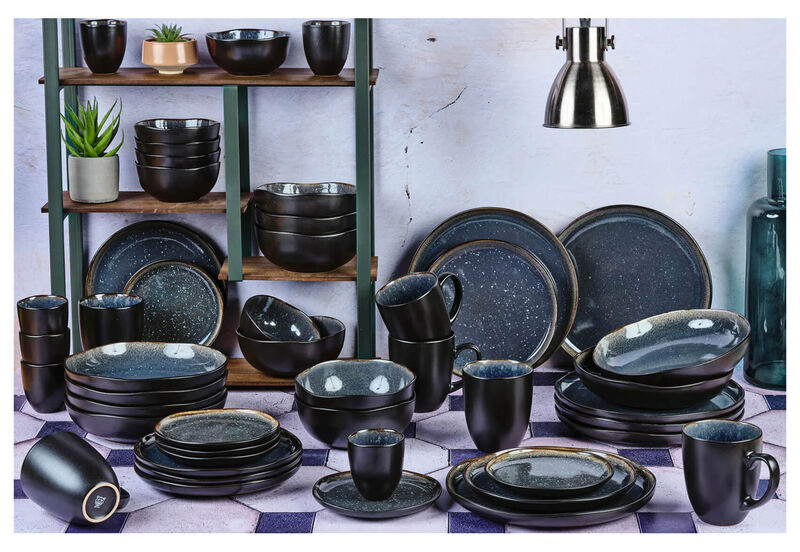Björn Iris Full Service Geschirr Set 48 tlg. Blau günstig kaufen