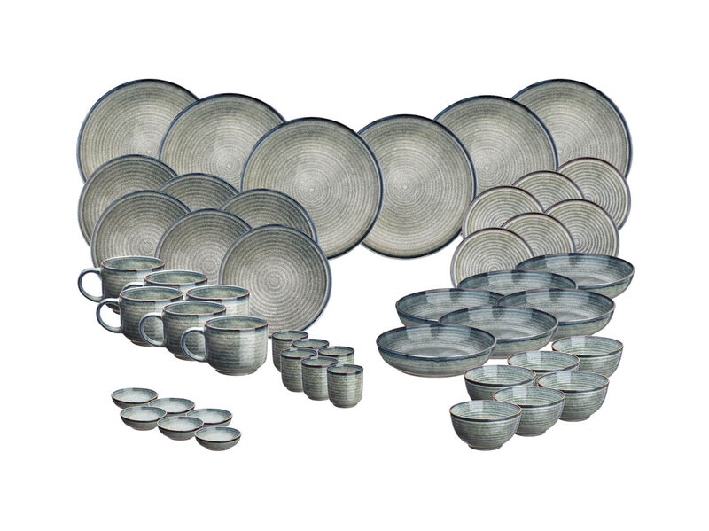 Björn Zen Full Service Geschirr Set 48 tlg. Grau günstig kaufen