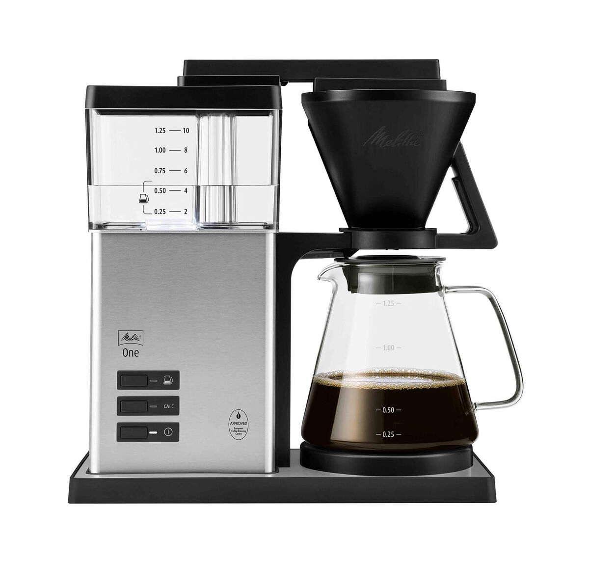 Melitta 1031-01 One Sistema di filtri per caffè in acciaio inox