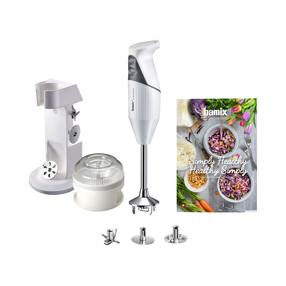 Bamix M200 Simply Healthy D Frullatore a immersione bianco