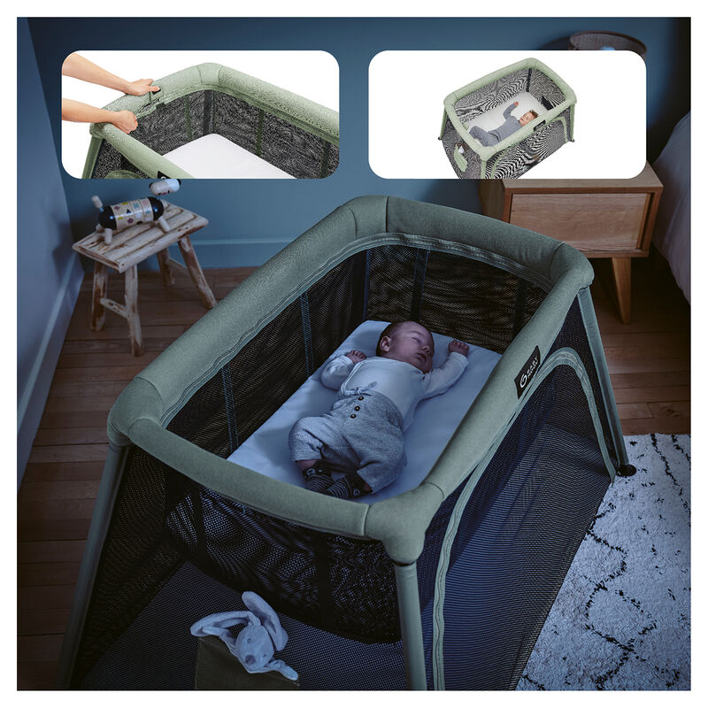 Buy Babymoov 3-in-1 Moov Comfy travel cot green at a low price