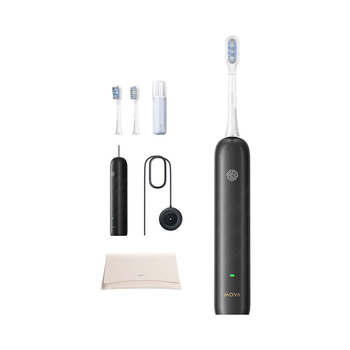 MOVA Fresh Pro Black Elektrische Zahnbürste