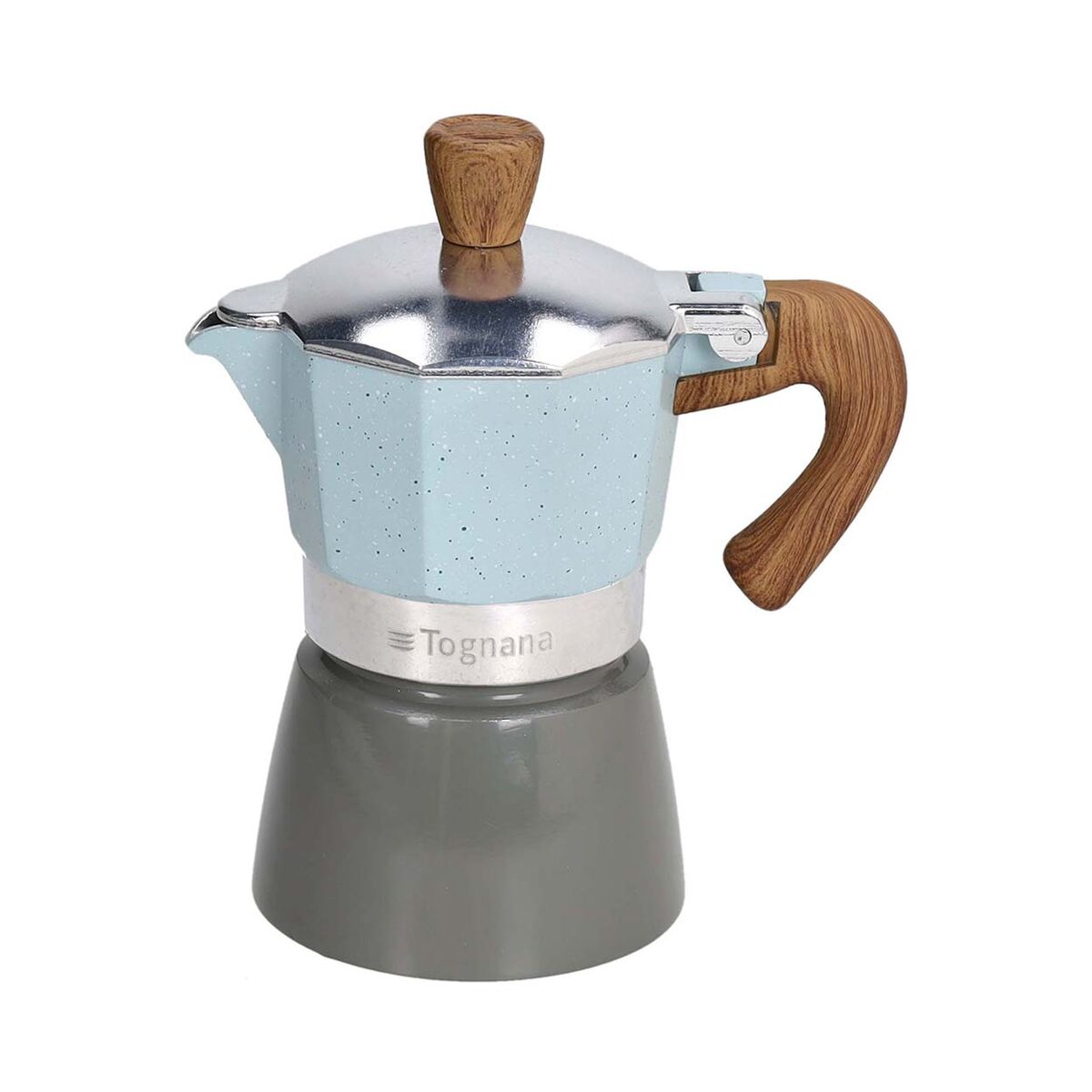 Tognana V443003M275 Cafetière italienne 3 tasses bleu clair