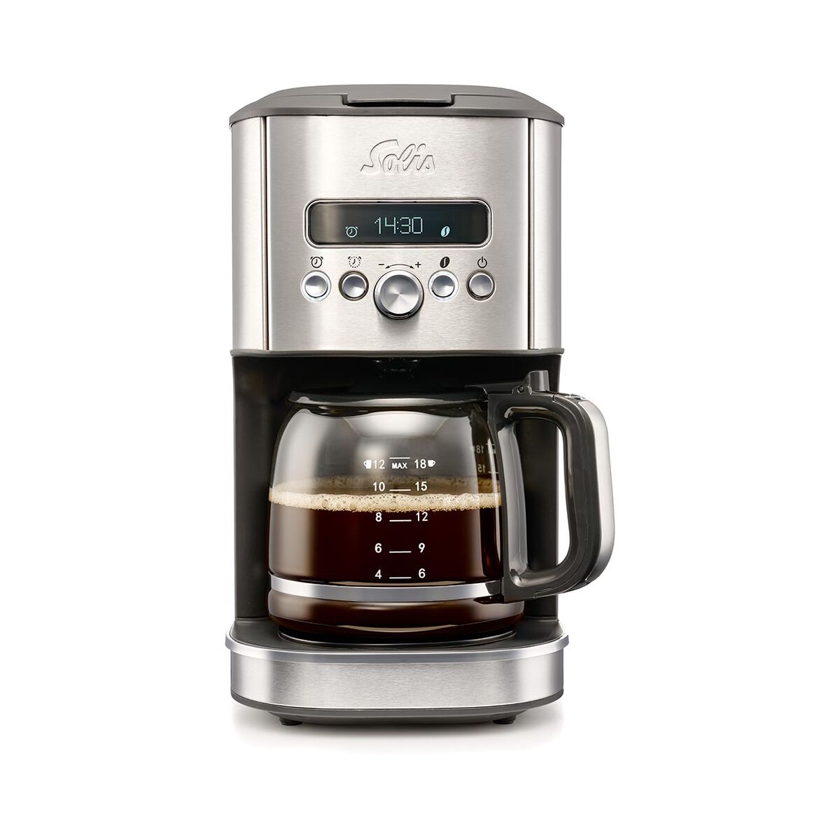 Solis 1021 Aroma Brewer Filterkaffeemaschine Grau